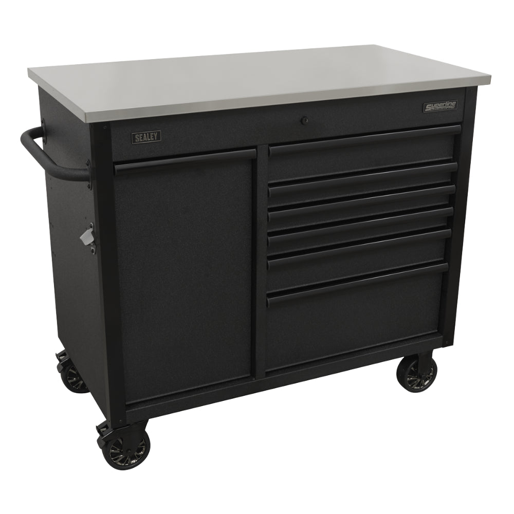 Superline PRO Mobile Tool Cabinet with Power Tool Charging Drawer 1120mm AP4206BE 5