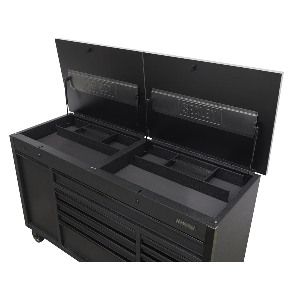 Superline PRO Mobile Tool Cabinet with Power Tool Charging Drawer 1600mm AP6310BE 11