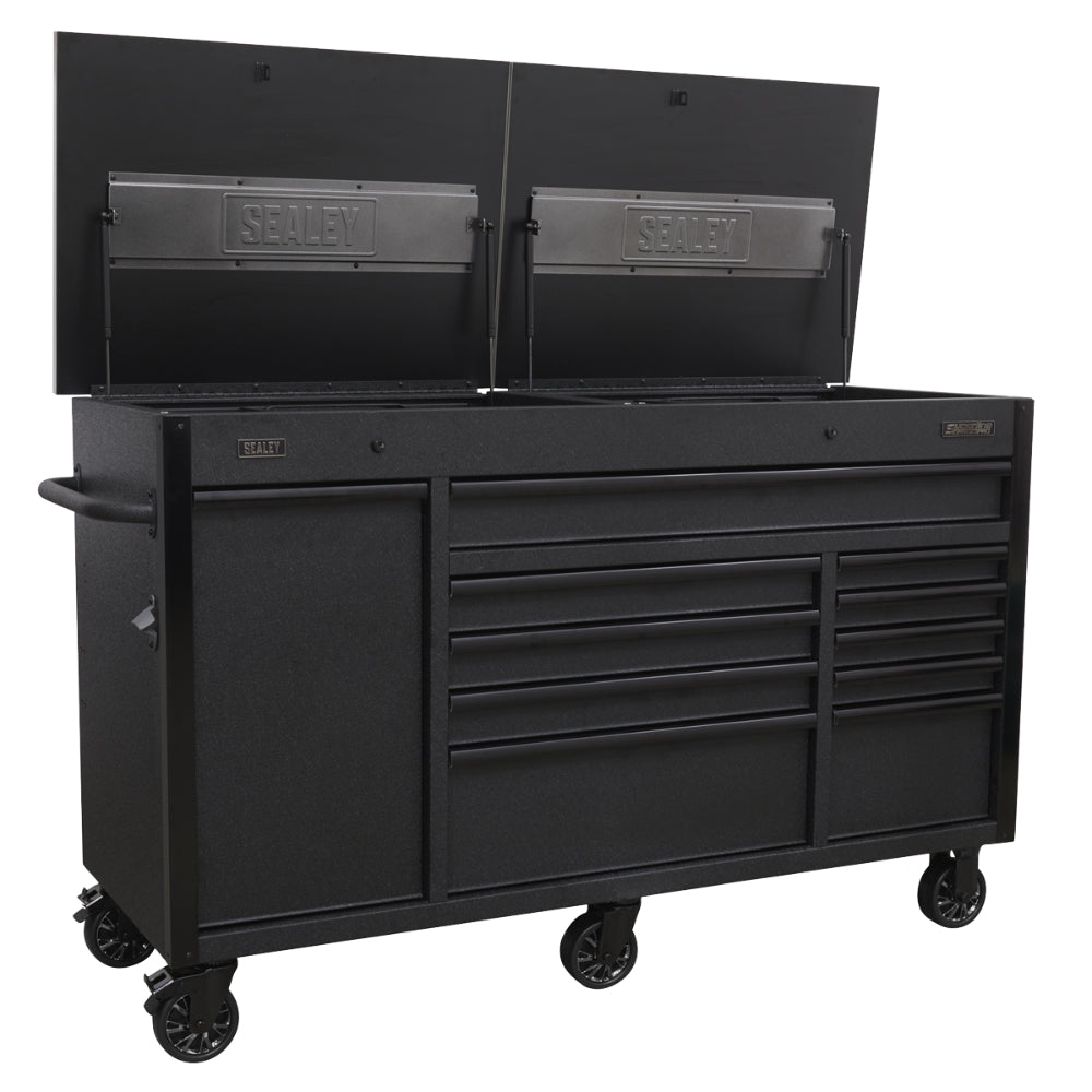 Superline PRO Mobile Tool Cabinet with Power Tool Charging Drawer 1600mm AP6310BE 4