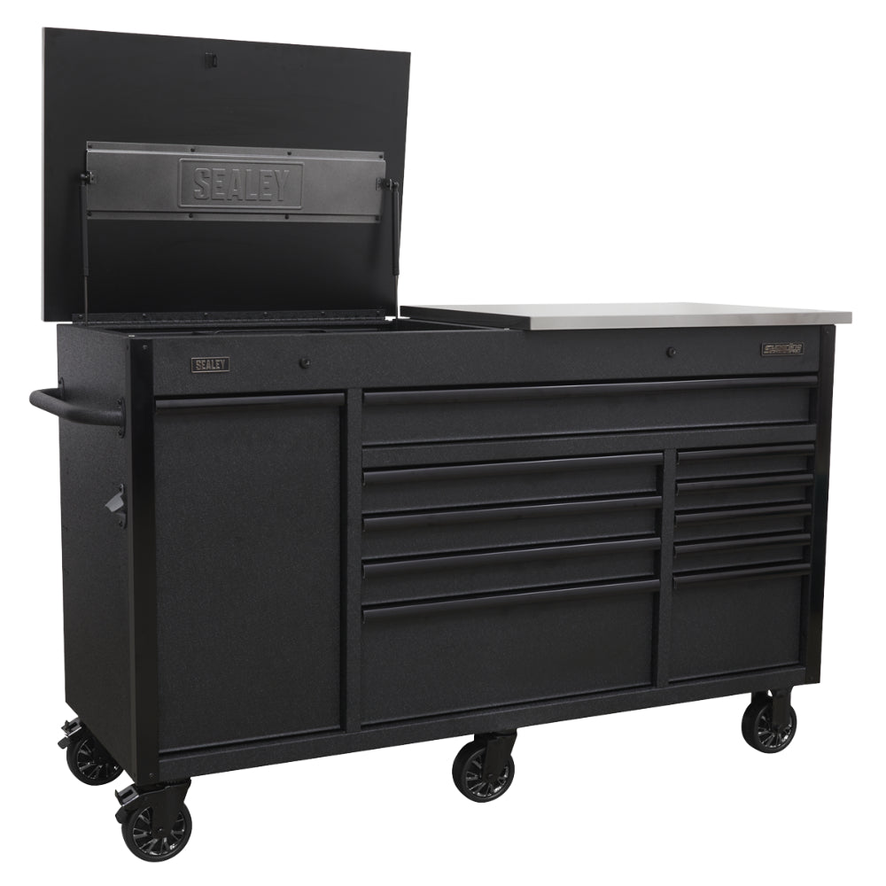 Superline PRO Mobile Tool Cabinet with Power Tool Charging Drawer 1600mm AP6310BE 8