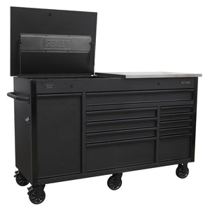 Superline PRO Mobile Tool Cabinet with Power Tool Charging Drawer 1600mm AP6310BE 8