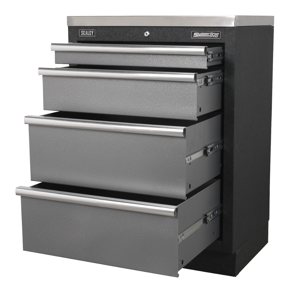 Superline PRO Modular Cabinet 4 Drawer 680mm APMS51 3
