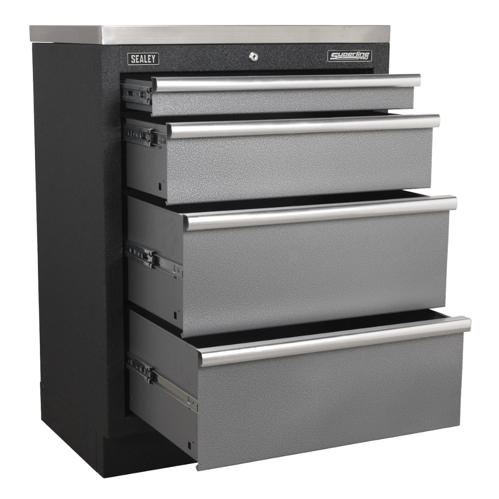 Superline PRO Modular Cabinet 4 Drawer 680mm APMS51 4