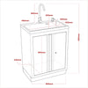 Superline PRO Modular Sink Unit 680mm APMS67 13