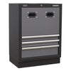 Superline PRO Modular Storage System Combo with Pressed Wood Worktop APMSSTACK14W 4