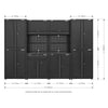 Superline PRO Rapid-Fit Modular Garage Storage System 3.1m APMS10HFP 10