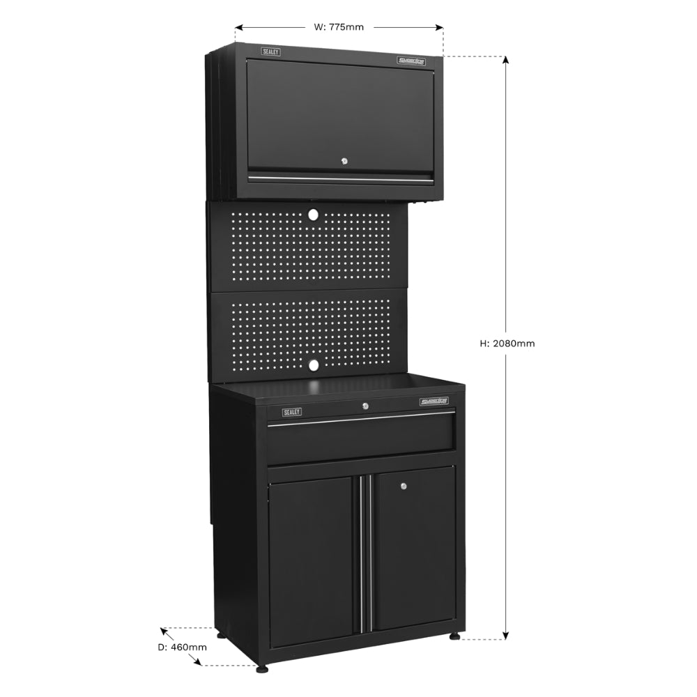 Superline PRO Rapid-Fit Modular Wall and Base Cabinet with Drawer APMS2HFPD 10