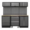 Superline PRO Storage System with Pressed Wood Worktop 2.04m (10 Modules)
