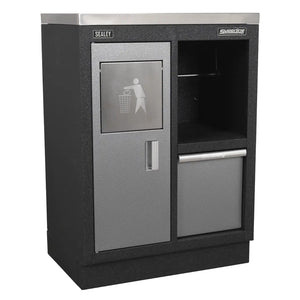 Superline PRO Storage System with Pressed Wood Worktop 4.92m APMSSTACK15W 2