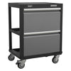 Superline PRO Storage System with Pressed Wood Worktop 4.92m APMSSTACK16W 5