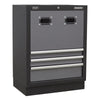 Superline PRO Storage System with Pressed Wood Worktop 4.92m APMSSTACK16W 7