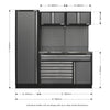 Superline PRO Storage System with Stainless Steel Worktop 1.96m APMSSTACK10SS 9