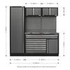 Superline PRO Storage System with Stainless Steel Worktop 1.96m APMSSTACK10SS 9