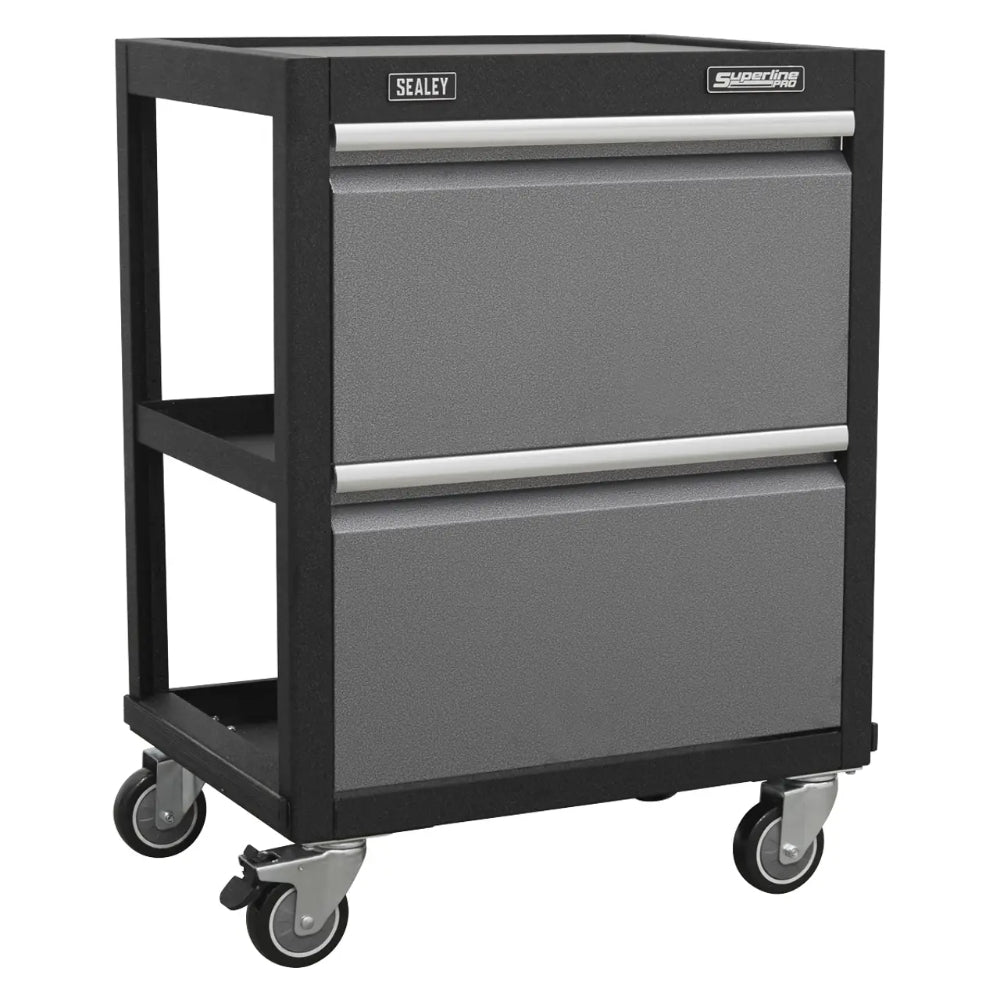 Superline PRO Storage System with Stainless Steel Worktop 4.92m APMSSTACK16SS 3