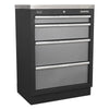 Superline PRO Storage System with Stainless Worktop 2.04m APMSSTACK07SS 3