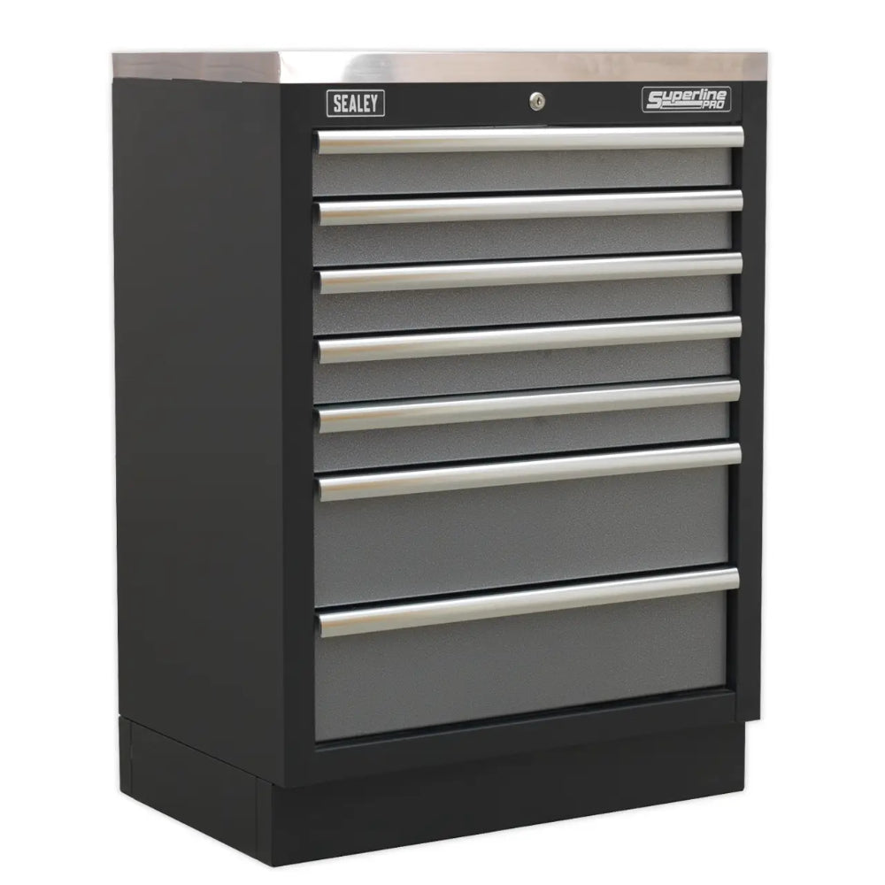 Superline PRO Storage System with Stainless Worktop 2.04m APMSSTACK07SS 5