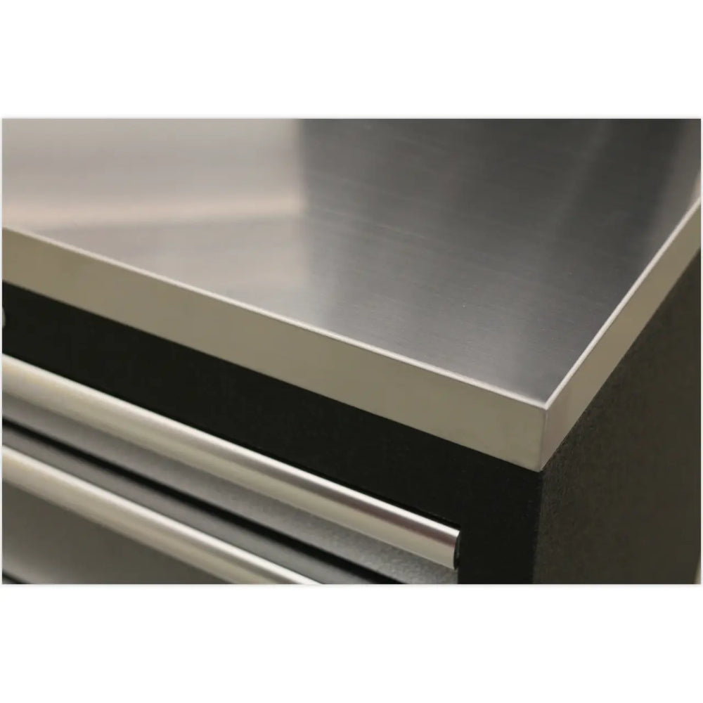 Superline PRO Storage System with Stainless Worktop 4.92m APMSSTACK01SS 13