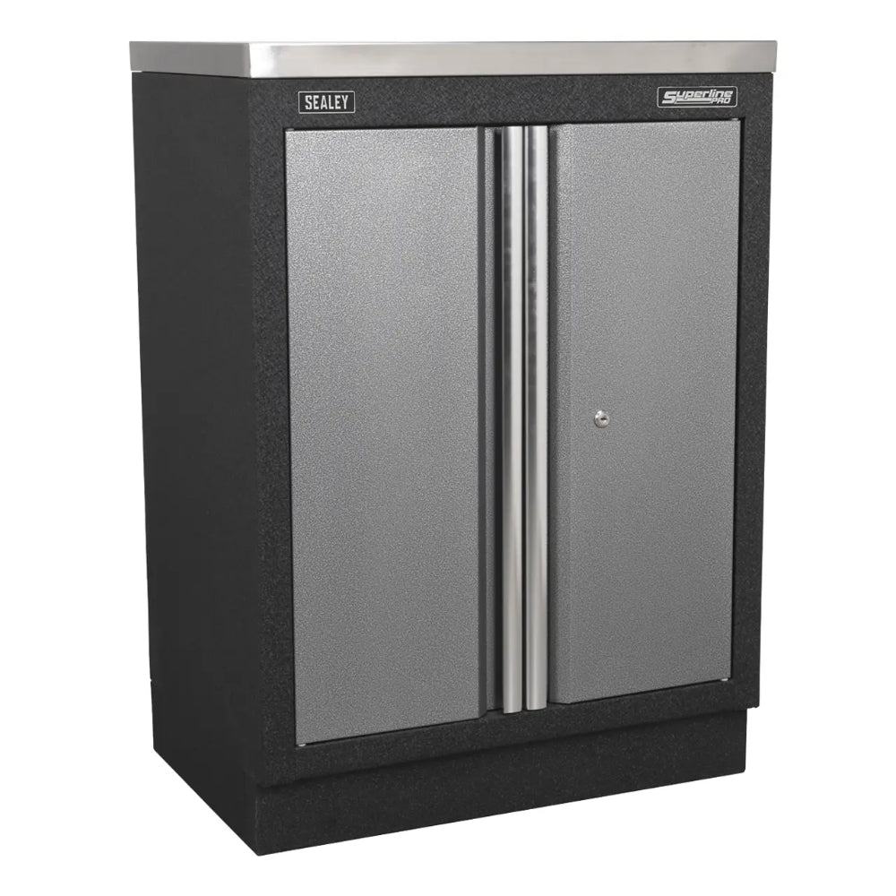 Superline PRO Storage System with Stainless Worktop 4.92m APMSSTACK01SS 5