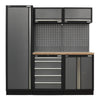 Superline PRO Storage System with Wood Worktop 1.96m