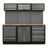 Superline PRO Storage System with Wood Worktop 2.04m