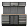 Superline PRO Storage System with Wood Worktop 2.04m