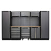Superline PRO Storage System with Wood Worktop 3.24m