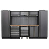 Superline PRO Storage System with Wood Worktop 3.24m