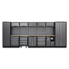 Superline PRO Storage System with Wood Worktop 4.92m