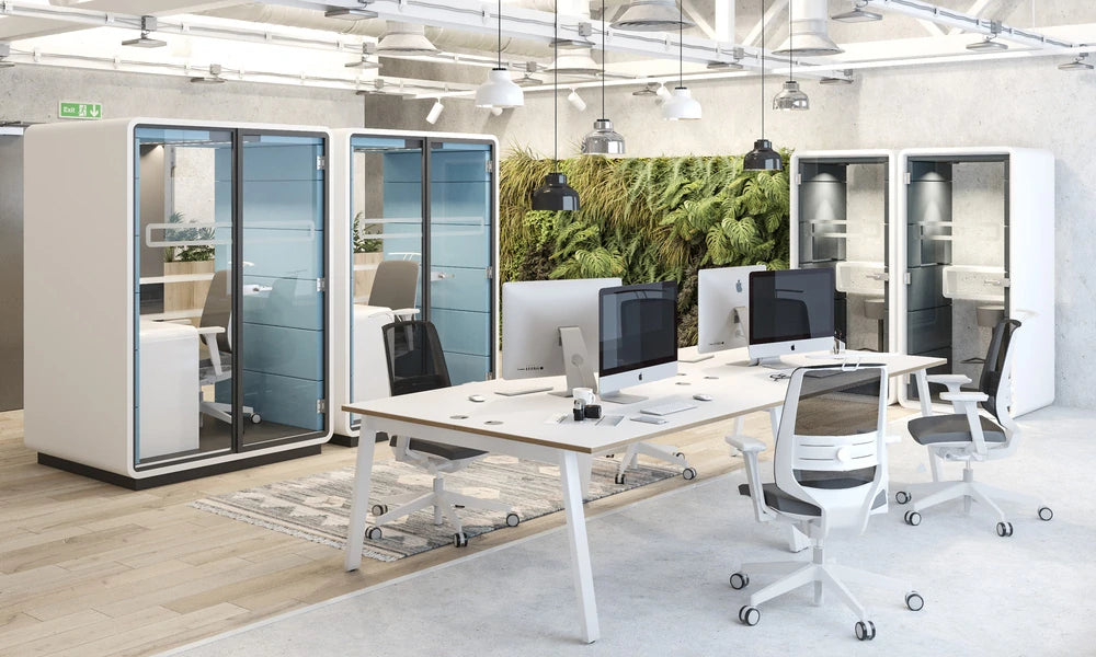 Switch 2 Person Bench Desk  Closed Leg 4