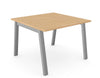 Switch Single Piece Square Meeting Table  A Leg