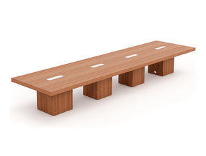 T45 Rectangular Shaped Meeting Room Table with Cube Legs