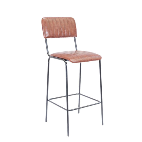 Tavern High Chair - Brown PU