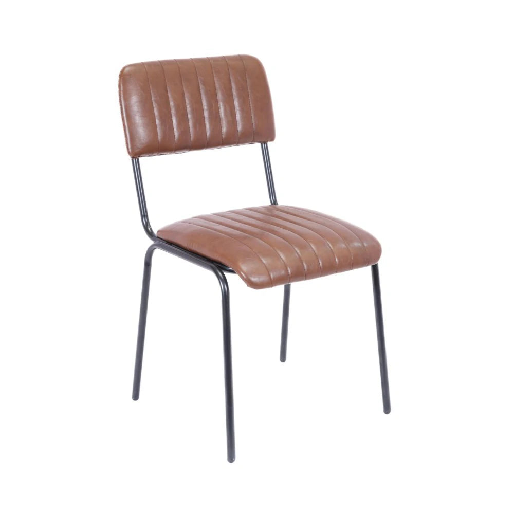 Tavern Side Chair - Brown PU