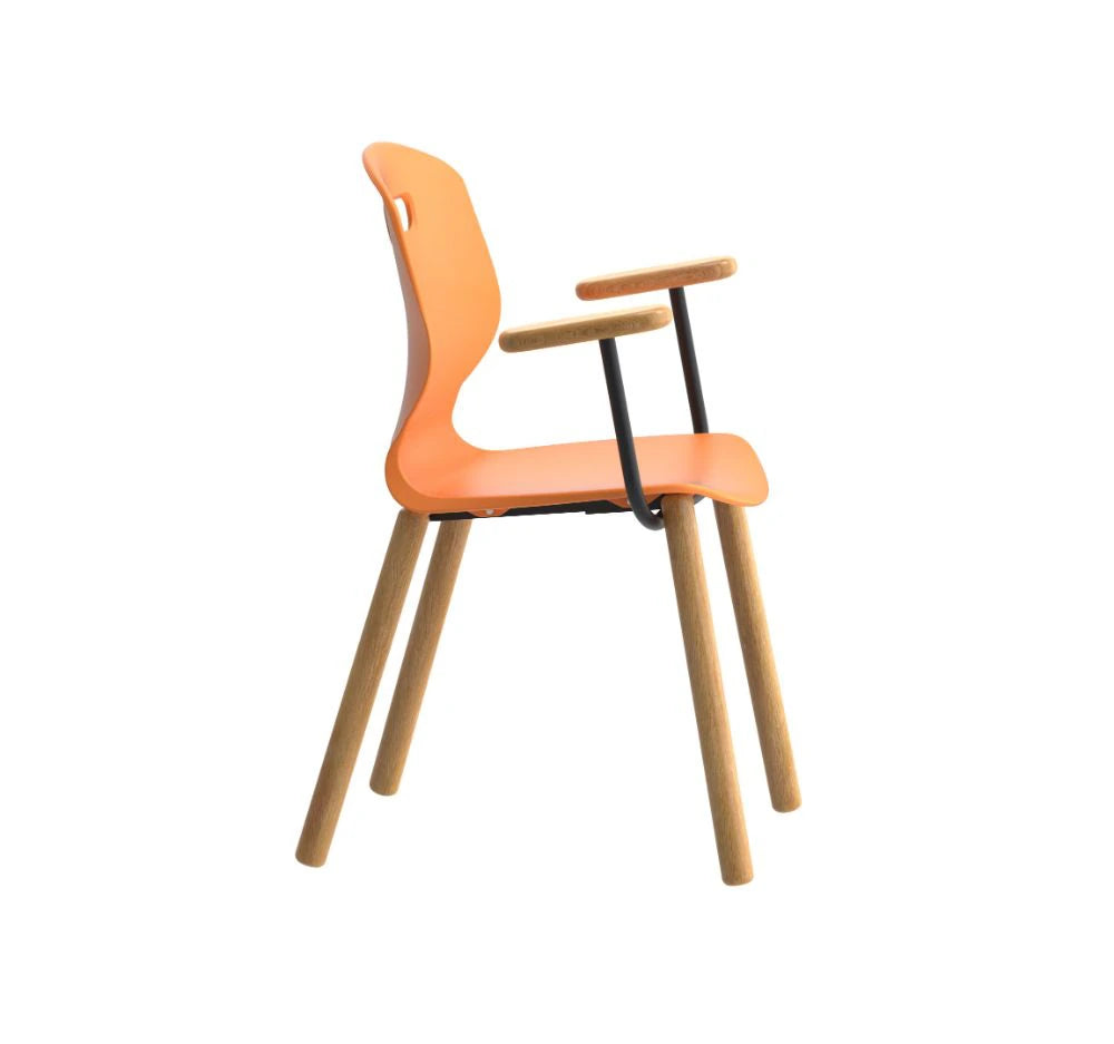 Titan Arc Wooden Four Leg Frame with Arms TA15_5M 4