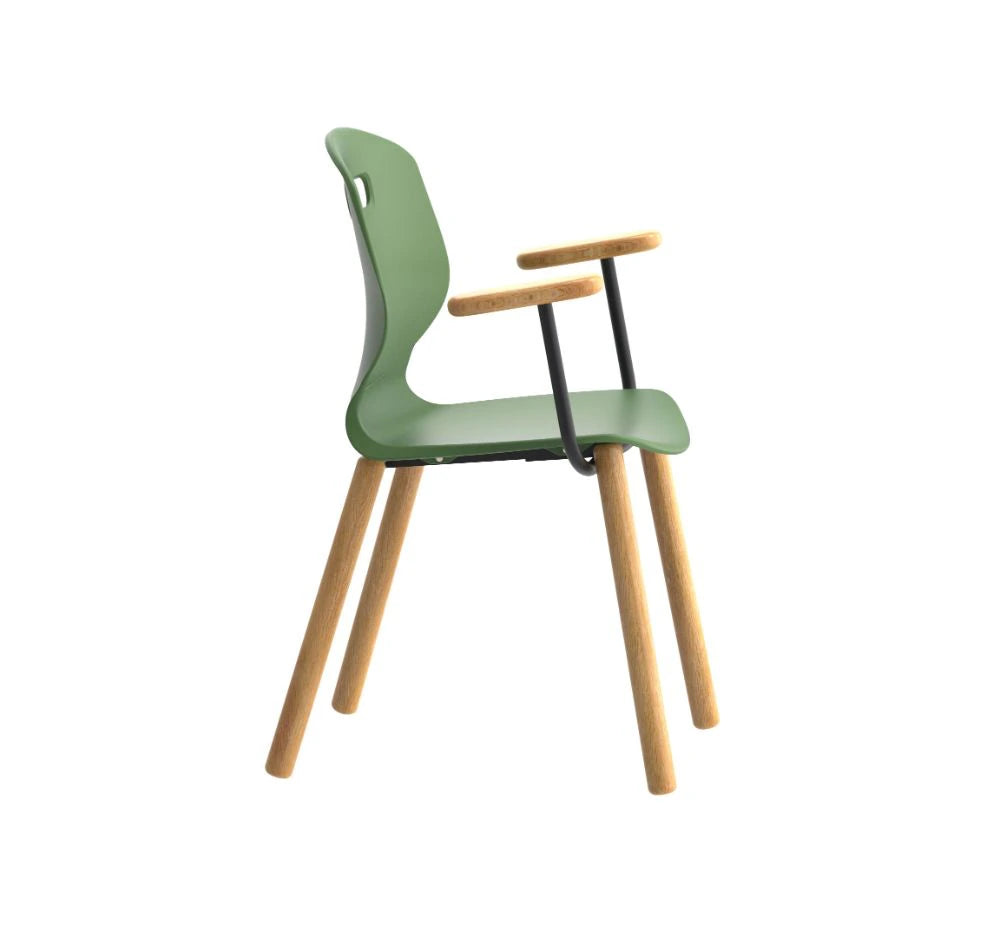 Titan Arc Wooden Four Leg Frame with Arms TA15_6F 4