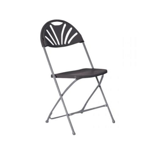 Titan Linking Fan Back Folding Chair - Blue