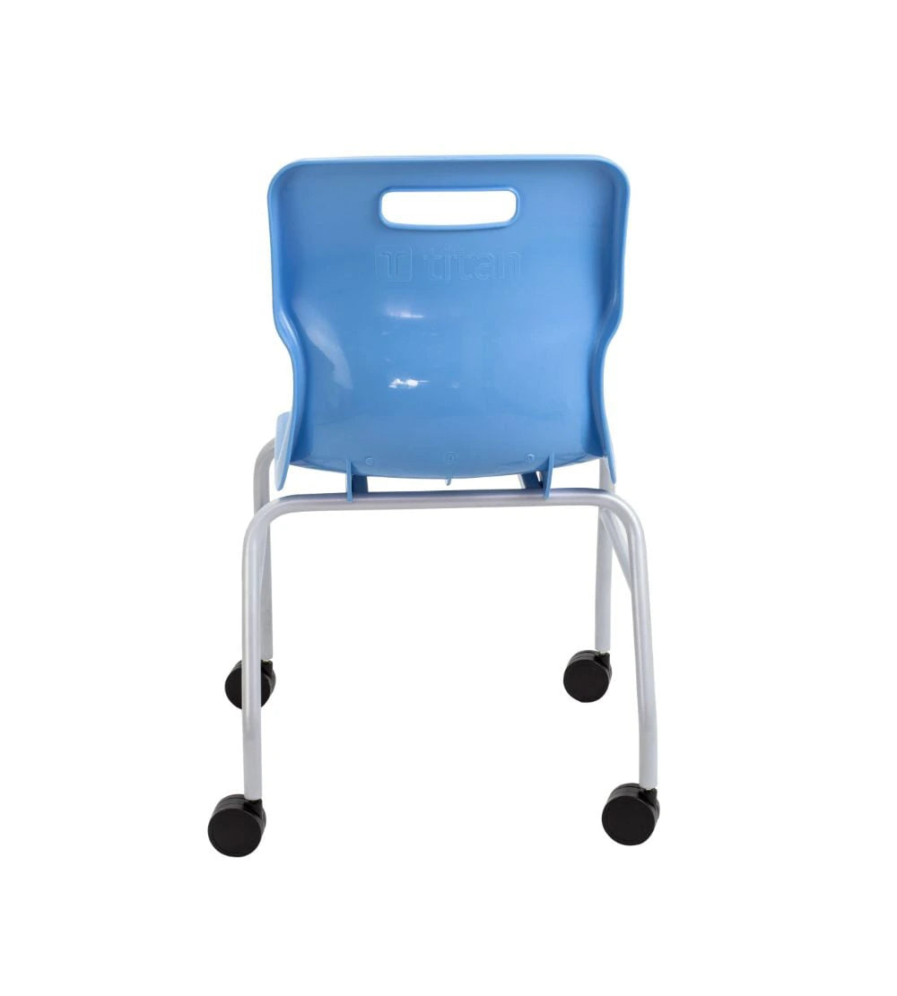 Titan Move 4 Leg Chair with Castors T301-CB 6