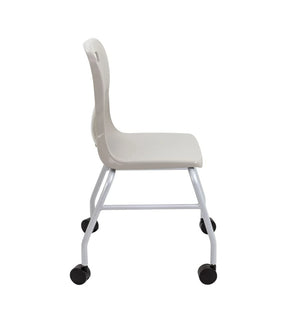 Titan Move 4 Leg Chair with Castors T301-GR 4