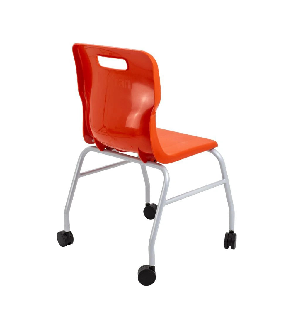 Titan Move 4 Leg Chair with Castors T301-O 5