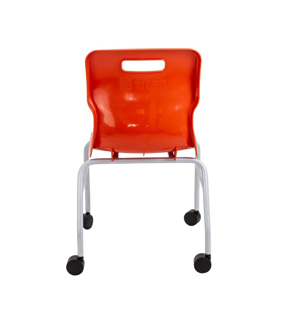 Titan Move 4 Leg Chair with Castors T301-O 6