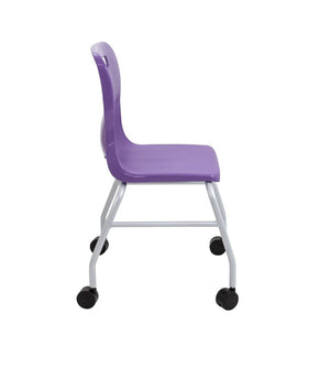 Titan Move 4 Leg Chair with Castors T301-P 4