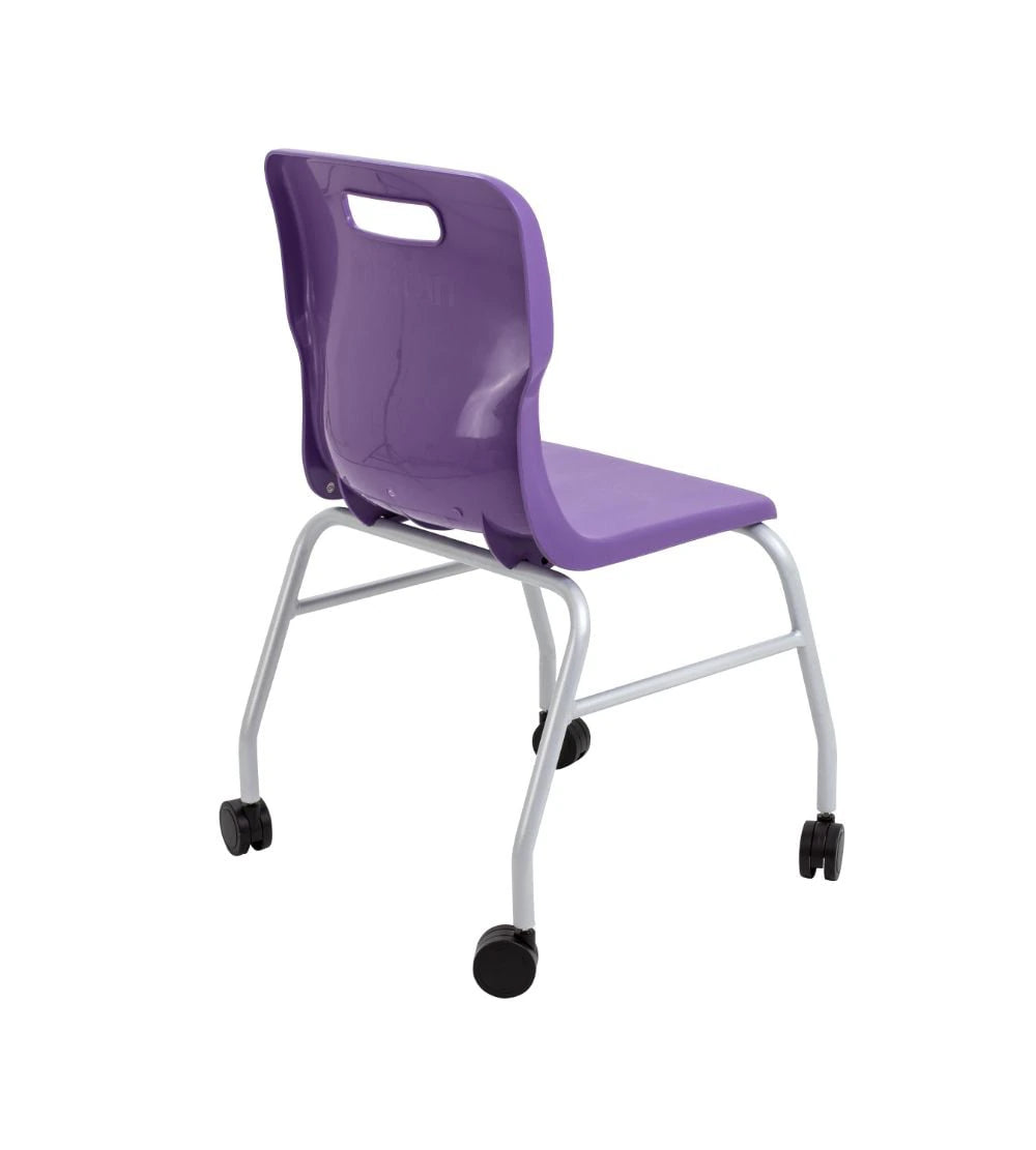 Titan Move 4 Leg Chair with Castors T301-P 5