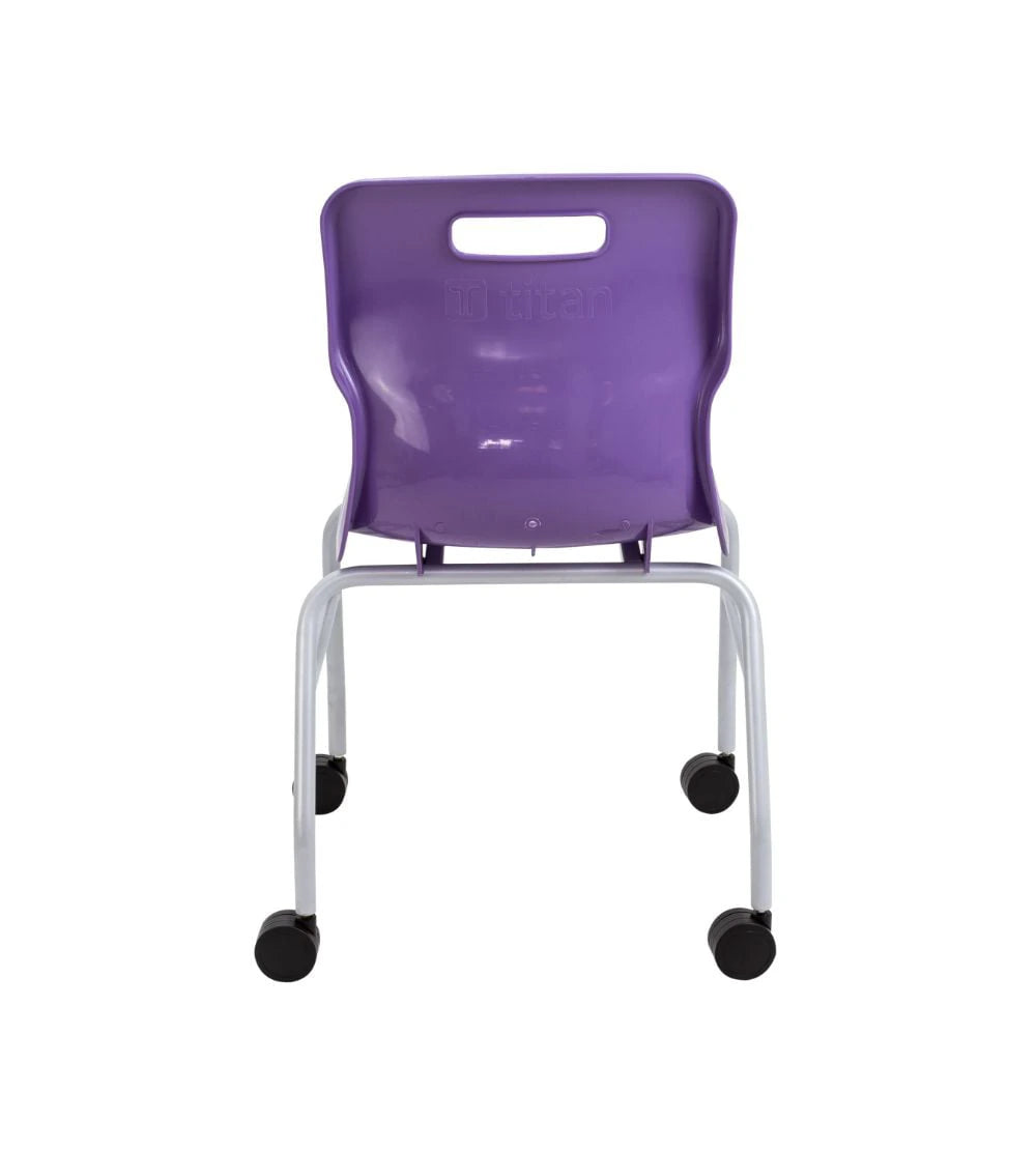 Titan Move 4 Leg Chair with Castors T301-P 6