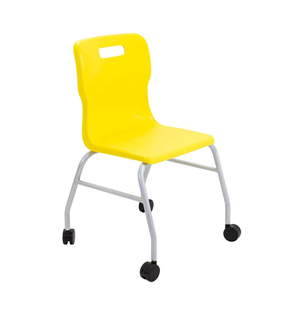 Titan Move 4 Leg Chair with Castors T301-Y 1