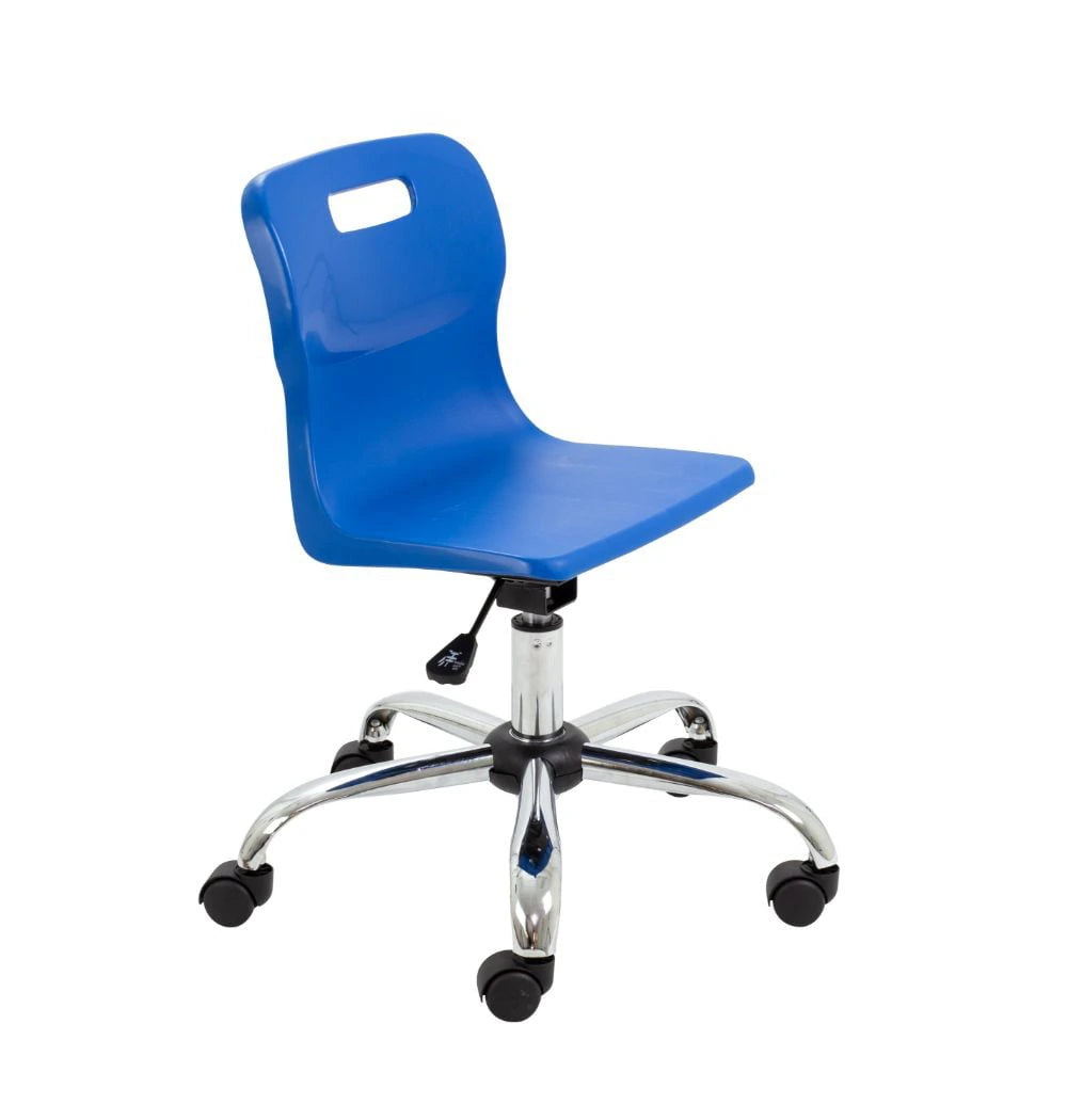 Titan Swivel Junior Chair with Chrome Base and Castors T30-B 1