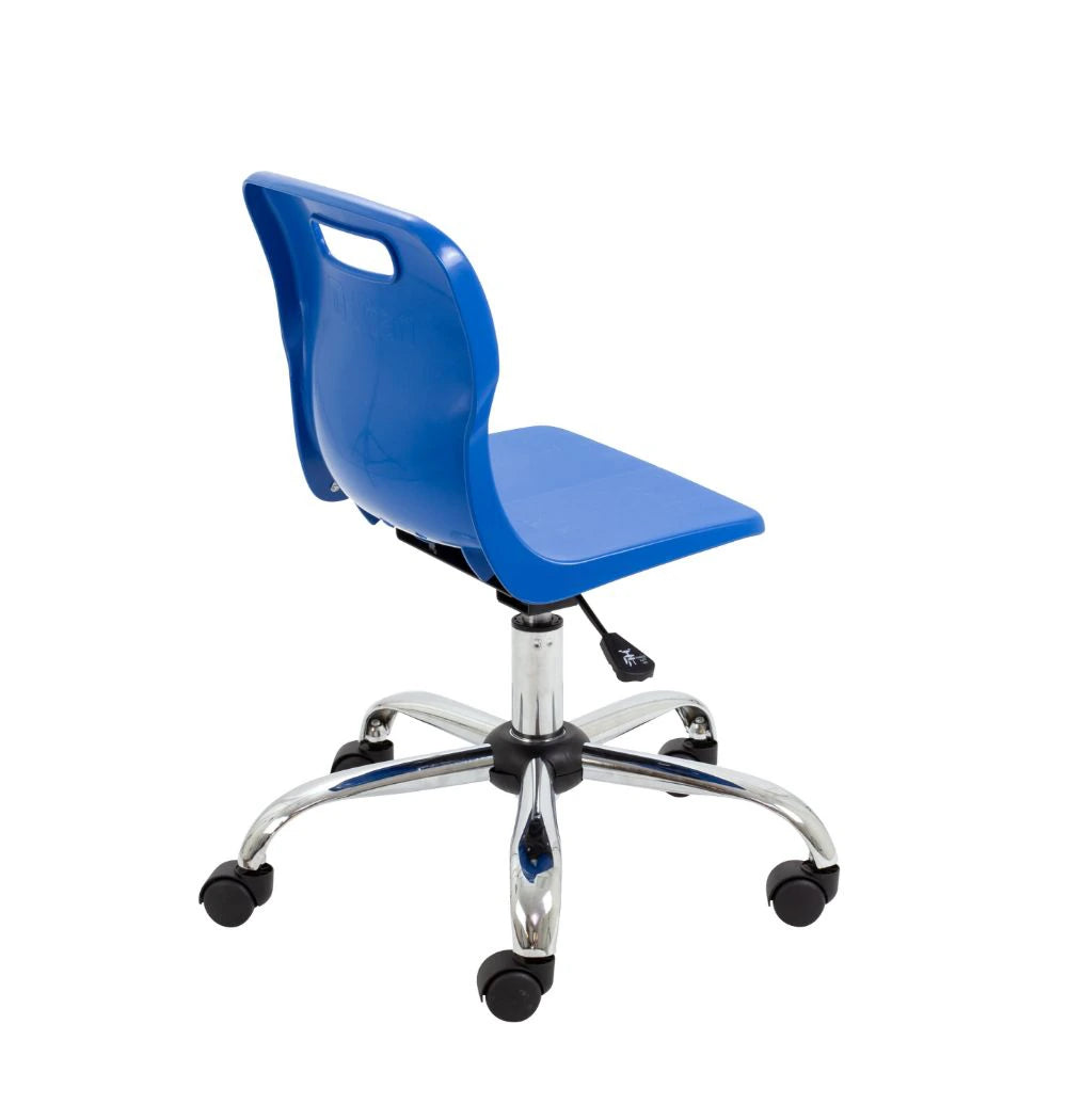Titan Swivel Junior Chair with Chrome Base and Castors T30-B 5