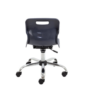 Titan Swivel Junior Chair with Chrome Base and Castors T30-C 6
