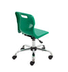 Titan Swivel Junior Chair with Chrome Base and Castors T30-GN 5