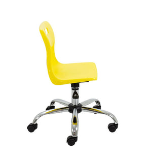 Titan Swivel Junior Chair with Chrome Base and Castors T30-Y 4