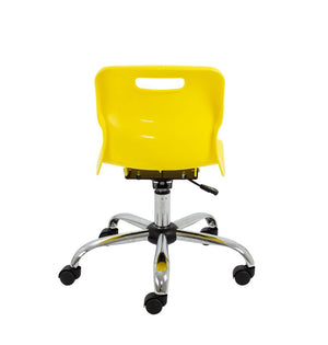 Titan Swivel Junior Chair with Chrome Base and Castors T30-Y 6